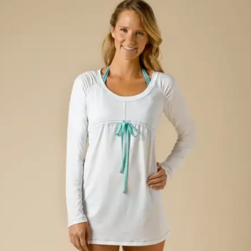 PrAna Felicity Long Sleeve Swim Coverup XS